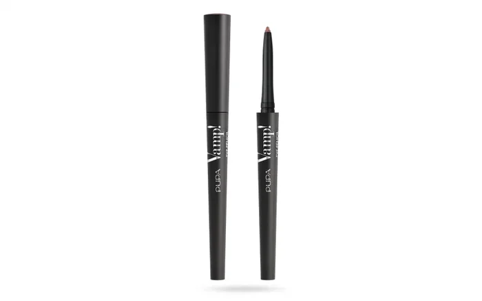 PUPA Milano Vamp! Delineador de Ojos Kohl 203 True Wood, 0,35 g, lápiz de larga duración, color violeta, a prueba de agua, apto para piel sensible, oftalmológicamente probado