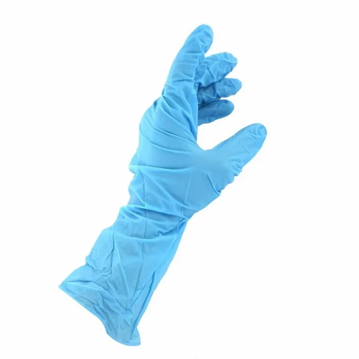 Purism nitrile gloves, powder free, 100 pcs, size m, blue