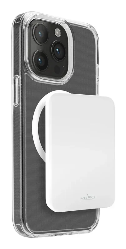 PURO PUFCBB40P2MAGWHI batería externa Polímero de litio 4200 mAh Cargador inalámbrico Blanco