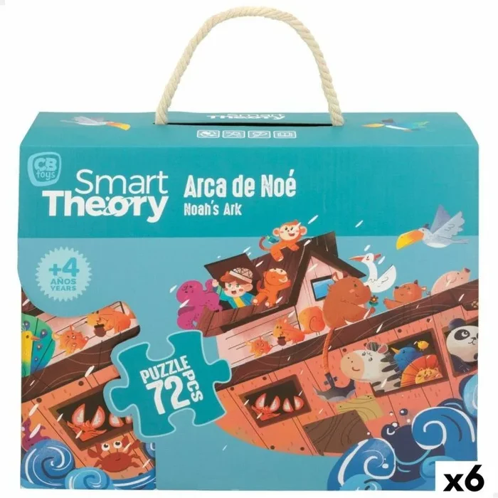 Puzzle colorbaby noah’s ark 72 piezas 90 x 60 cm (6 unidades)
