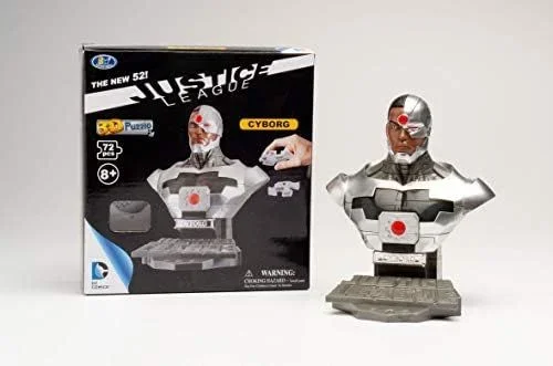 Puzzle Fun 3D 80657260 – Ciborg cómico de la Liga de la Justicia para Crear y Jugar con o como Regalo