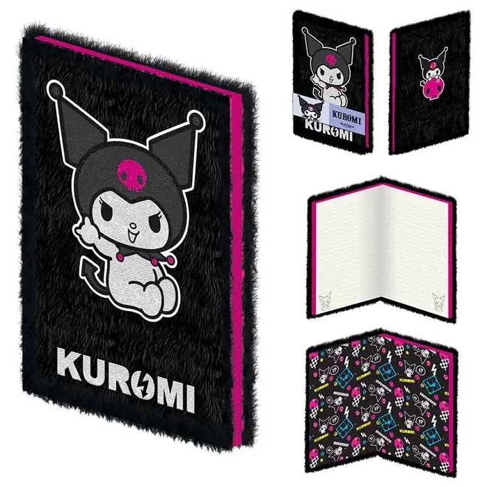 Pyramid Kuromi Rock Out – Cuaderno de peluche