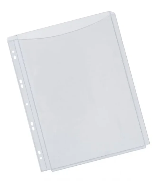 Q-CONNECT Kangaroo Pockets protector de hojas 210 x 297 mm (A4) Cloruro de polivinilo (PVC)