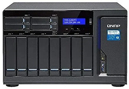 QNAP TVS-1282T3 NAS Torre Ethernet Negro i5-7500