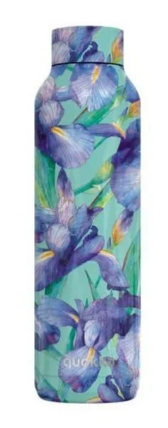 QUOKKA BOTELLA TERMO ACERO INOXIDABLE SOLID BLUE IRISES 630 ML