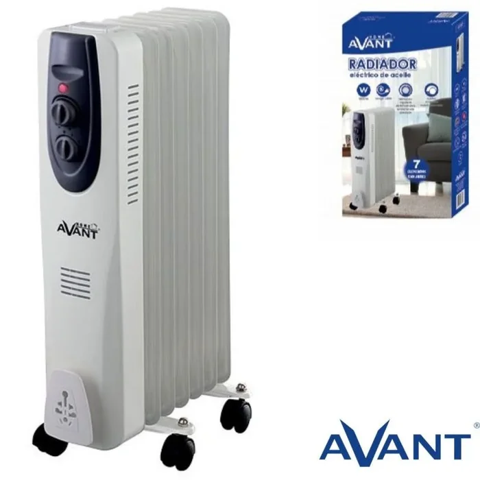 Radiador de aceite avant 1500w – 7 elementos