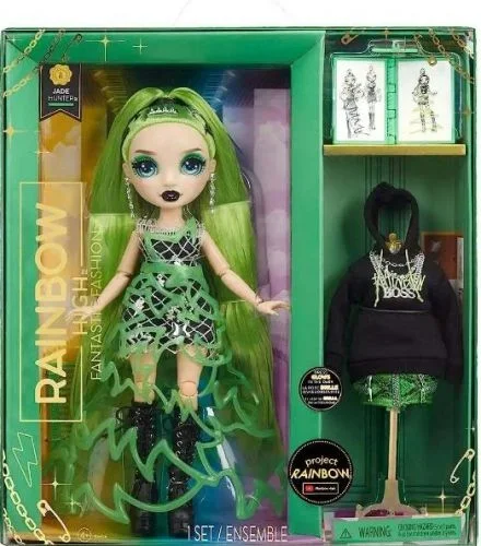 Rainbow High Fantastic Fashion Doll- Jade (green)