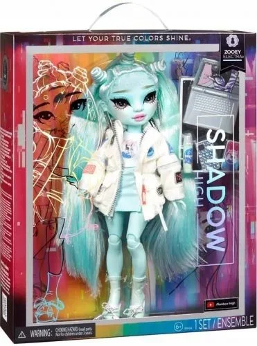 Rainbow High Shadow High S23 Fashion Doll- Zooey Electra (Green)
