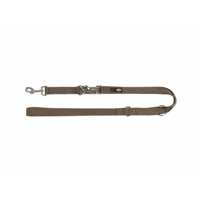 Ramal ajustable para perro trixie premium avellana l/xl