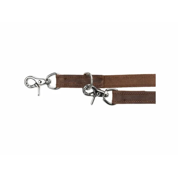 Ramal ajustable para perro trixie rustic marrón oscuro 2 m l/xl
