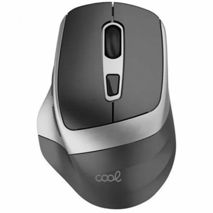 Ratón cool ergonomic plateado 3200 dpi