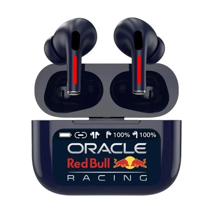 Red Bull Racing RB-EB110 – Auriculares in-Ear con cancelación de Ruido ANC, micrófono ENC, Controlador de 13 mm, Control táctil, Estuche de Carga de 300 mAh, USB-C, Auriculares inalámbricos para