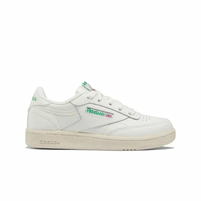 Reebok Club C, Zapatillas de Tenis, Chalk/Chalk/GLEGRN, 34 EU