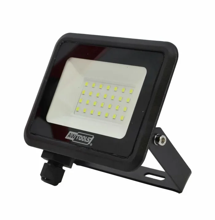 Reflector LED Slim Awtools 20W – Iluminación Exterior IP65, Ahorro Energético 80%, Fácil Instalación