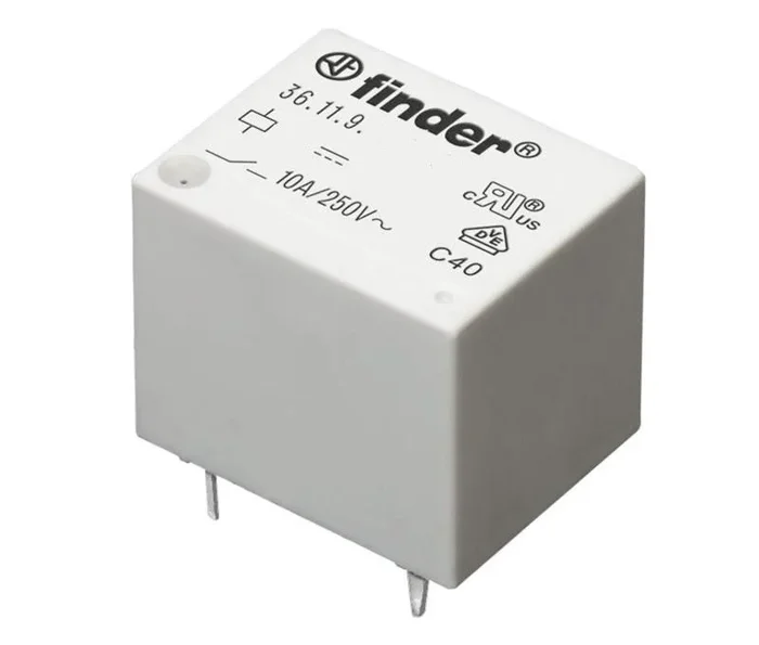 RELÉ 12Vdc 1Cto Conmutado 10A/250Vac FINDER