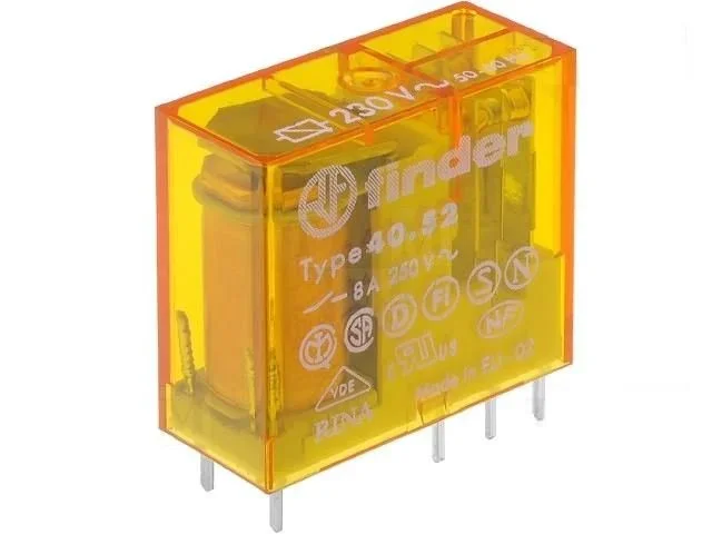 RELE FINDER 24Vac 2Ctos Conmutados 8A/250Vac