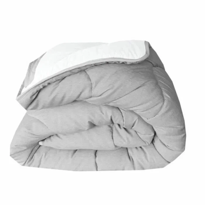 Relleno nórdico abeil cama doble blanco gris 240 x 260 cm