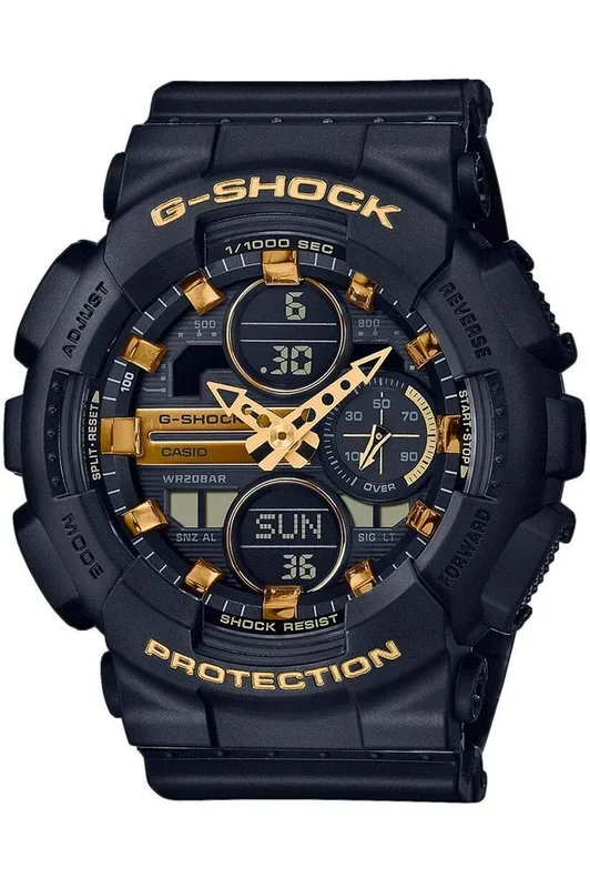 Reloj Casio GMA-S140M-1AER Resina correa color: Negro Dial Negro Analógico – Digital Hombre