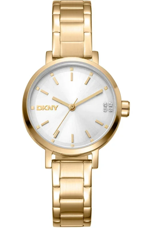 Reloj de pulsera DKNY Soho Glitz – DK1L038M0055 correa color: Oro amarillo Dial Gris plata Mujer