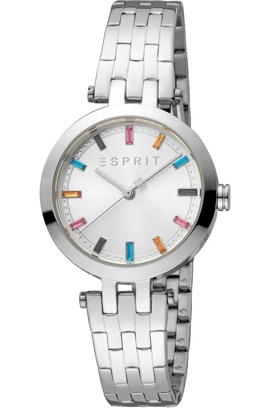Reloj de pulsera Esprit Brooklyn – ES1L342M0055 correa color: Gris plata Dial Gris plata Mujer