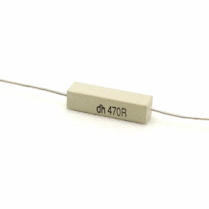 Resistencia Bobinada Axial 470r 4w 5% 470r4wh