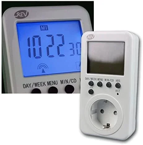 REV 0025510103 contador eléctrico Blanco Programador eléctrico diario/semanal