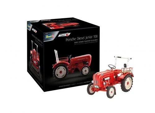 Revell 01036 Calendario de Adviento Porsche Junior 108, Color Rojo