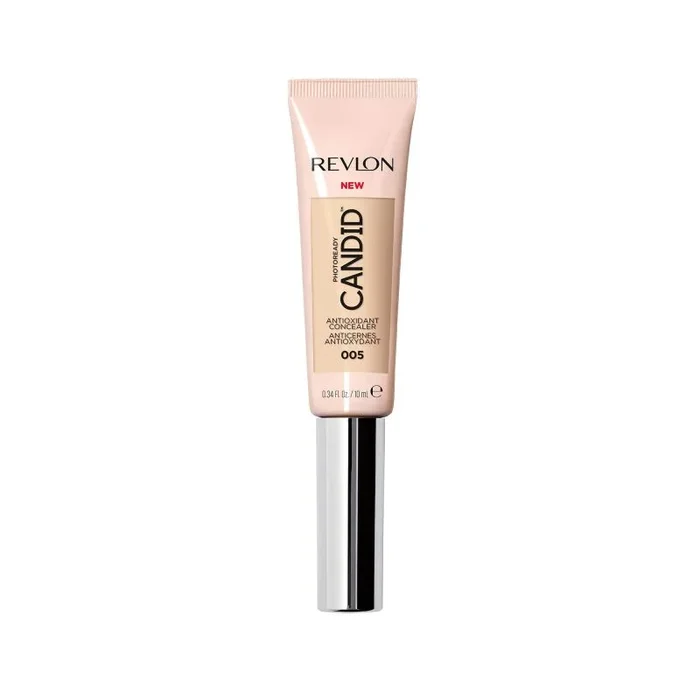 Revlon PhotoReady Candid Antioxidant Concealer, Corrector Hidratante con Antioxidantes, Cobertura Natural, Para Ojeras y Imperfecciones, Tono 005 Fair