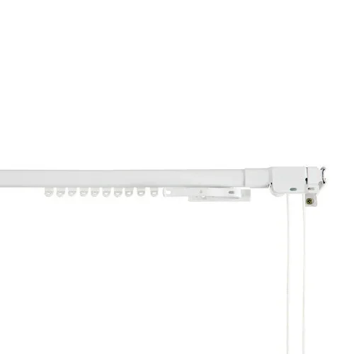 Riel reforzado extensible 160-300cm blanco cintacor – storplanet