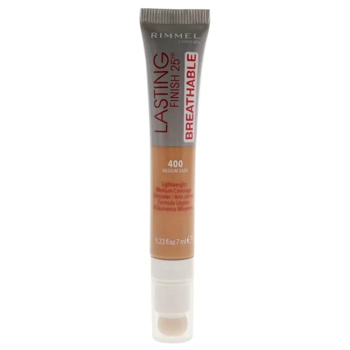 Rimmel London Corrector 100, Transpirable y de Acabado Duradero, 7 ml, Cobertura perfecta para imperfecciones, Ideal para un look natural