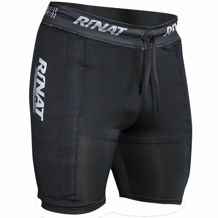 Rinat Malla Corta Interior Portero con Protecciones Short Under Guard, Adulto, Unisex, Negro, Talla L