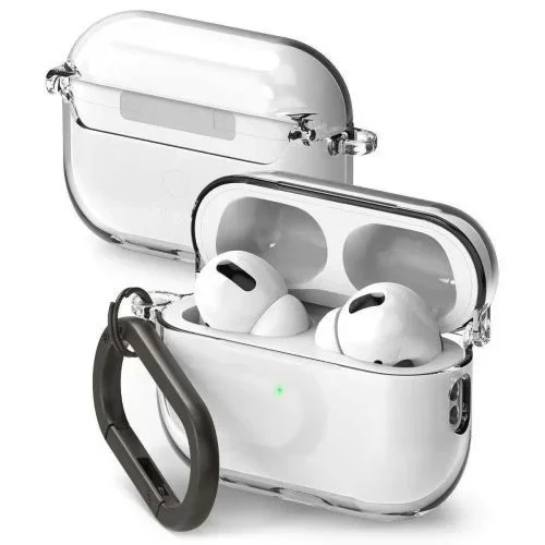 Ringke Hinge Case Compatible con Funda AirPods Pro 2, Anti-amarillea Sólida Transparente Carcasa Diseñado para AirPods Pro 2 Generacion – Clear