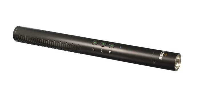 RØDE NTG4 Micrófono de cañón de condensador supercardioide versátil con refuerzo de alta frecuencia conmutable, filtro de paso alto y almohadilla para grabación de ubicación, Foley y locuciones