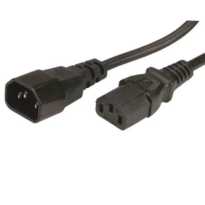 ROLINE 30.15.9009 cable de transmisión Negro 0,5 m C14 acoplador C13 acoplador