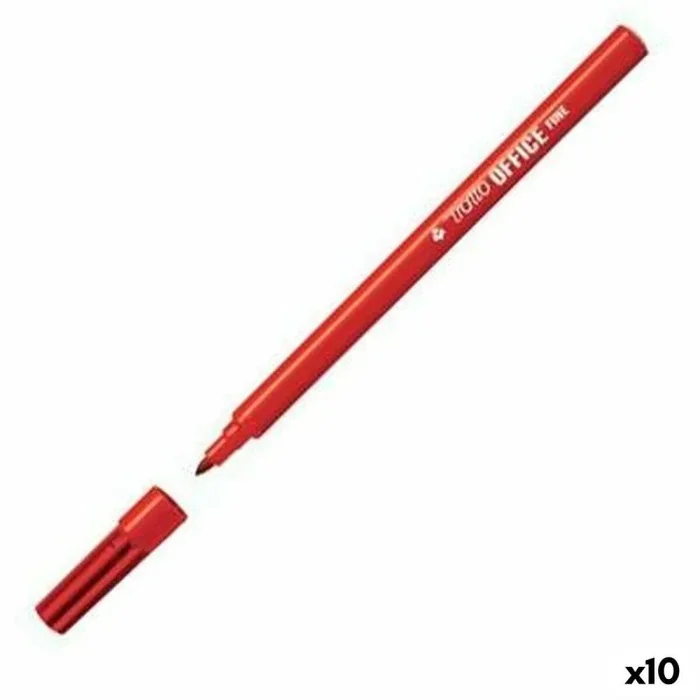 Rotuladores Tratto Rojo 12 Piezas (10 Unidades) – Marca: Tratto – EAN: 8000825033643