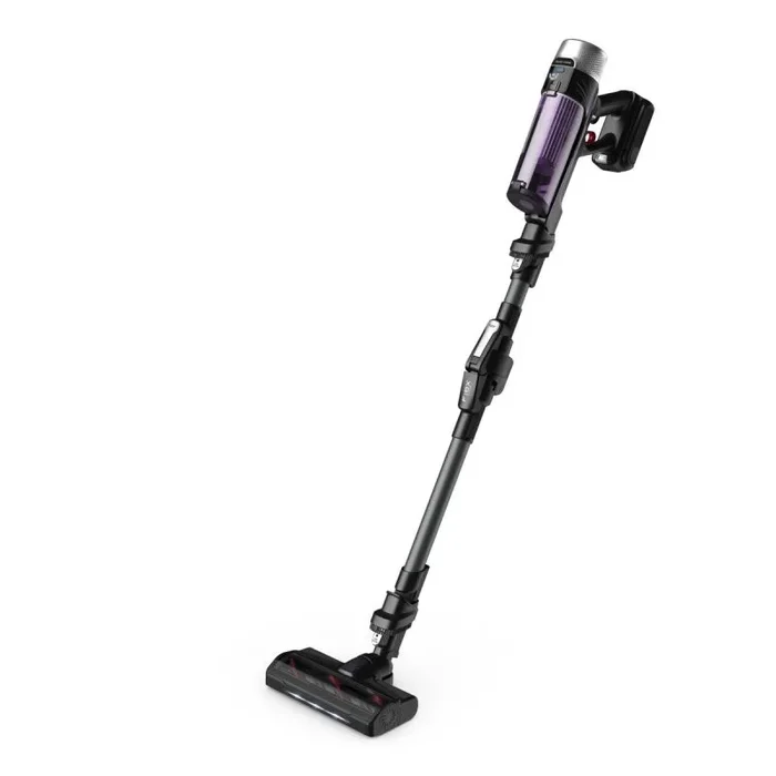 Rowenta Xforce Flex 9.60 Allergy – Aspirador escoba sin cable, 200 W, tubo Flex, pantalla Smart Control, todo tipo de suelos, sistema visión Power Led, gatillo boost, filtra hasta el 99,9%