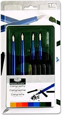 Royal & Langnickel Essentials-Juego de caligrafía (16 Piezas), Varios, Tallas