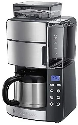 Russell Hobbs Grind and Brew Thermal Carafe Totalmente automática Cafetera combinada 1 L