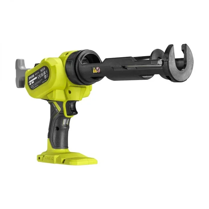RYOBI – Pistola de Cartuchos Silicona 18V ONE+ – Capacidad 310 ml, Presión máx. 2250N – para Sellado – Portacartuchos Giratorio Desmontable – Bloqueador de Gatillo – Sin Batería ni Cargador – RCG18-0
