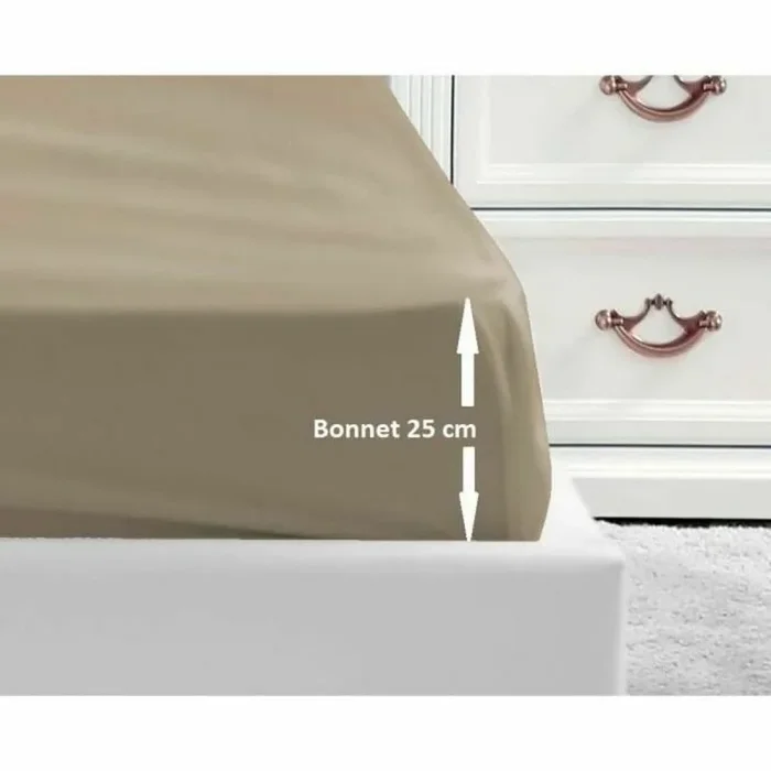 Sábana bajera ajustable lovely home 5037632612610 beige 180 x 200 180 x 200 cm