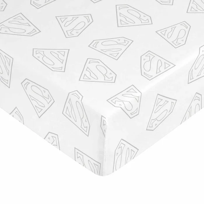Sábana bajera ajustable superman multicolor cama de 160