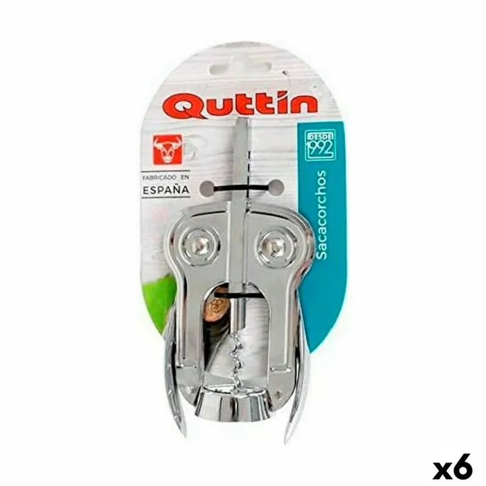 Sacacorchos quttin quttin 15 x 7 cm (6 unidades)