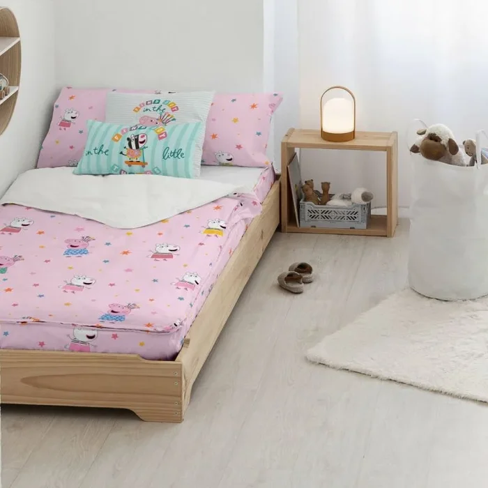 Saco nórdico peppa pig awesome multicolor 90 x 200 cm 90 x 1 x 200 cm