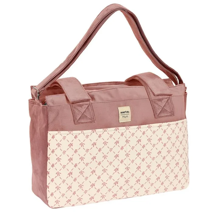 Safta Articulo, Bolso Adaptable A Carrito Accesorios Bebe Marsala Unisex niños, Multicolor, M