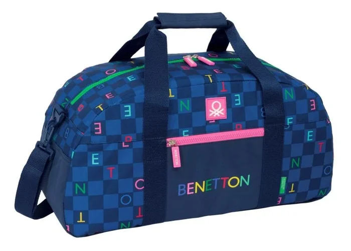 Safta BENETTON DAMERO – Bolsa de Deporte, Mochila, Ideal para Niños de Diferentes Edades, Cómoda y Versátil, Calidad y Resistencia, 50x26x20 cm