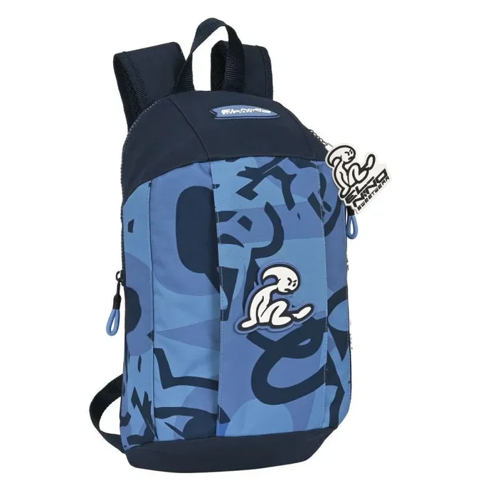 Safta EL NIÑO Bahia – Mini Mochila para Uso Diario, Ideal para Niños de Diferentes Edades, Cómoda y Versátil, Calidad y Resistencia, 22x10x39 cm, Color Azul