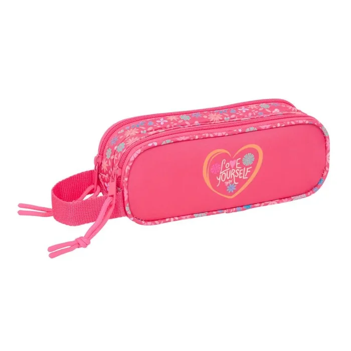 Safta Feeling – Portatodo Doble Niño, Estuche Infantil, Estuche Niño, Ideal para Niños en Edad Escolar, Cómodo y Versátil, Calidad y Resistencia, 21x6x8 cm