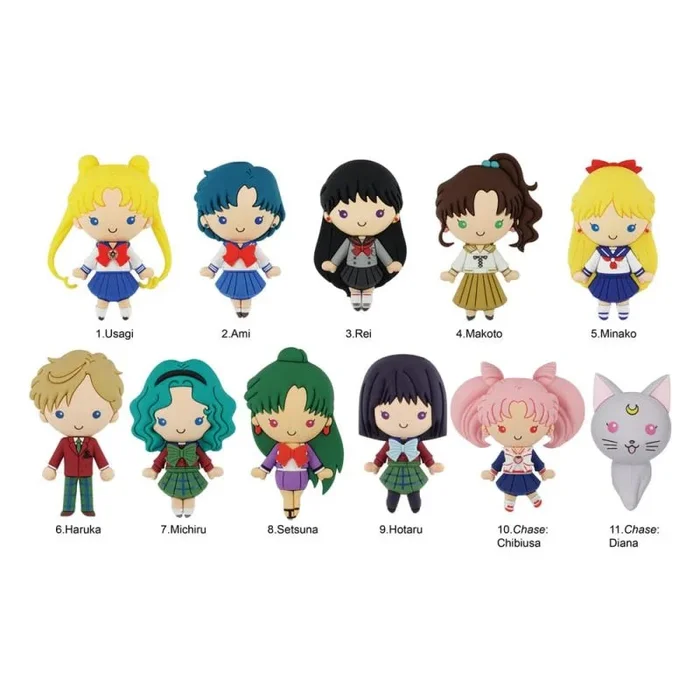 Sailor moon colgantes pvc 3d series 3 expositor (24)