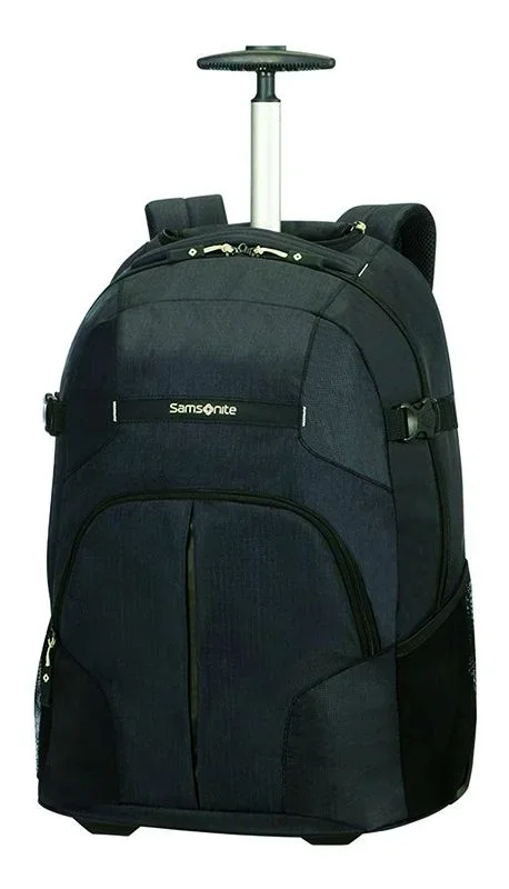 Samsonite – Rewind – Wheeled Mochila para Laptop 55 cm, 33 L, Negro