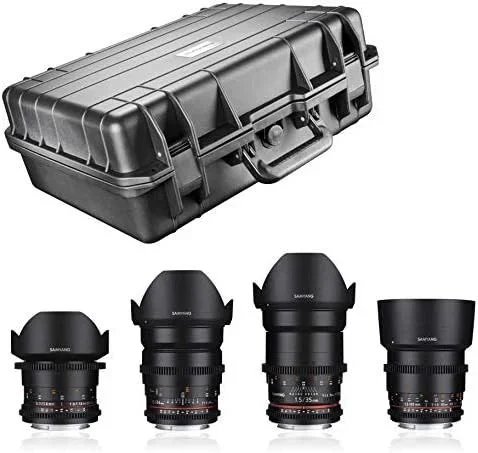 Samyang – Juego de Accesorios para cámara réflex Digital Canon EF, Color Negro